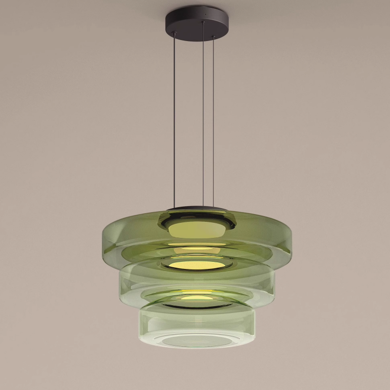Valentina Glass Pendant Light Multi-tiered Structure