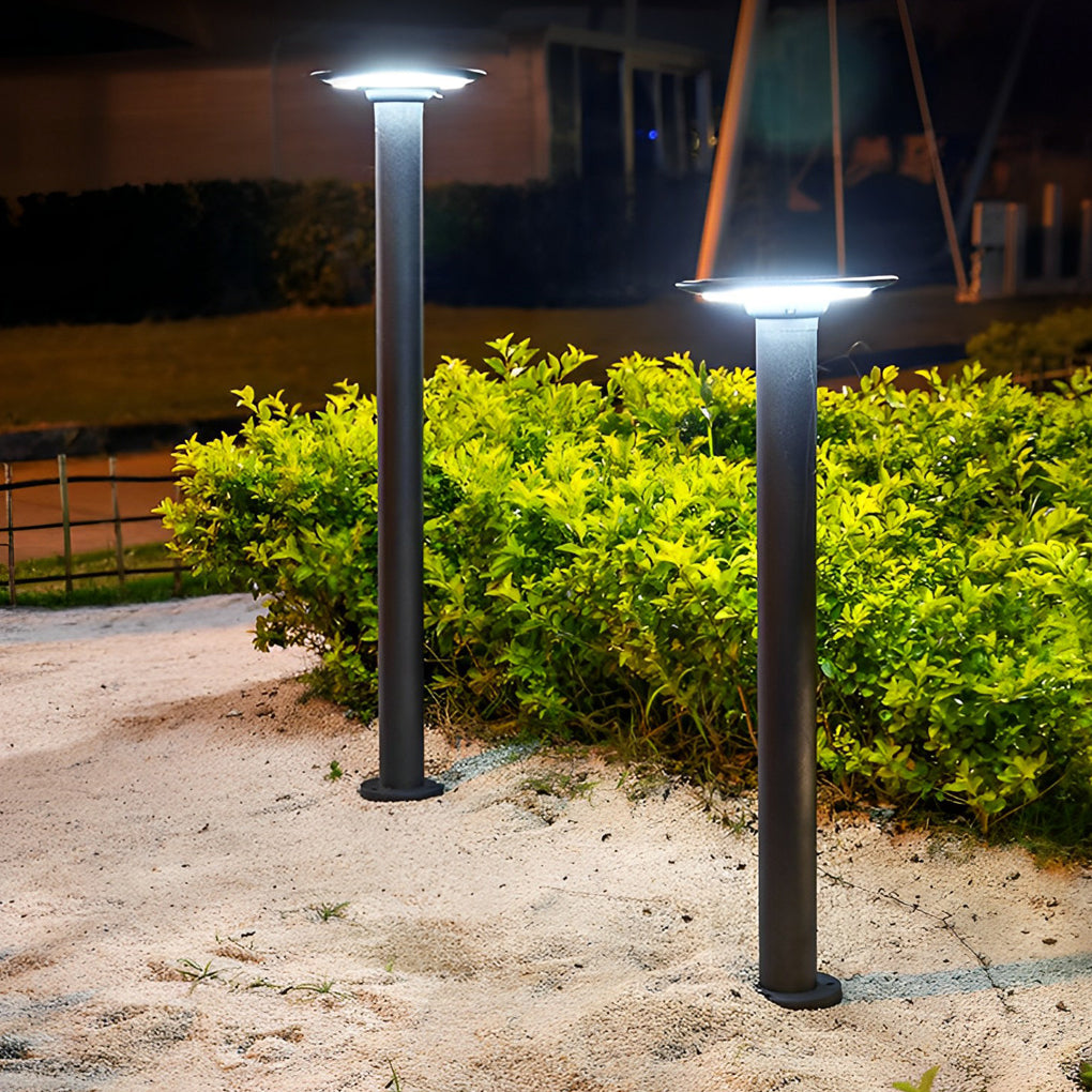 Opay Round LED Solar Design Aluminum Outdoor Light
