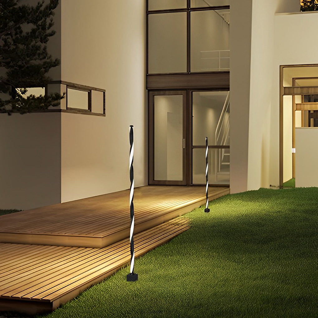 Dennis Linear LED Minimalist Aluminum Outdoor Path Light
