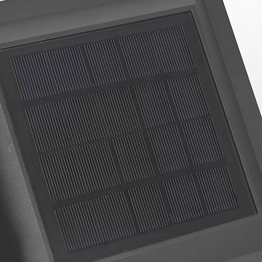 Kilian Modern Solar Fence Aluminum Outdoor Post Lights