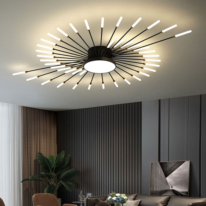 Arisha Modern Home Decoration Fireworks LED Ceiling Light