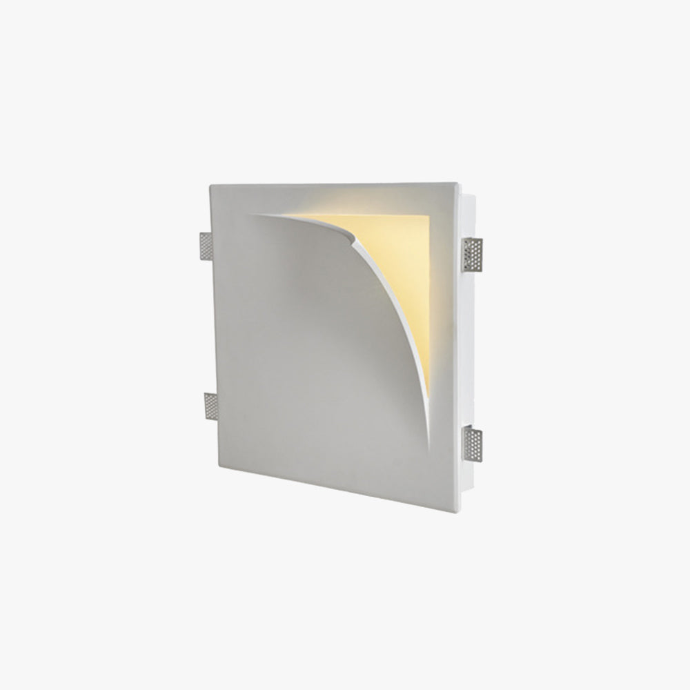 Aria Modern Recessed Plaster LED Wall Lamp