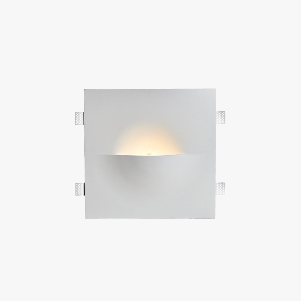 Aria Modern Recessed Plaster LED Wall Lamp