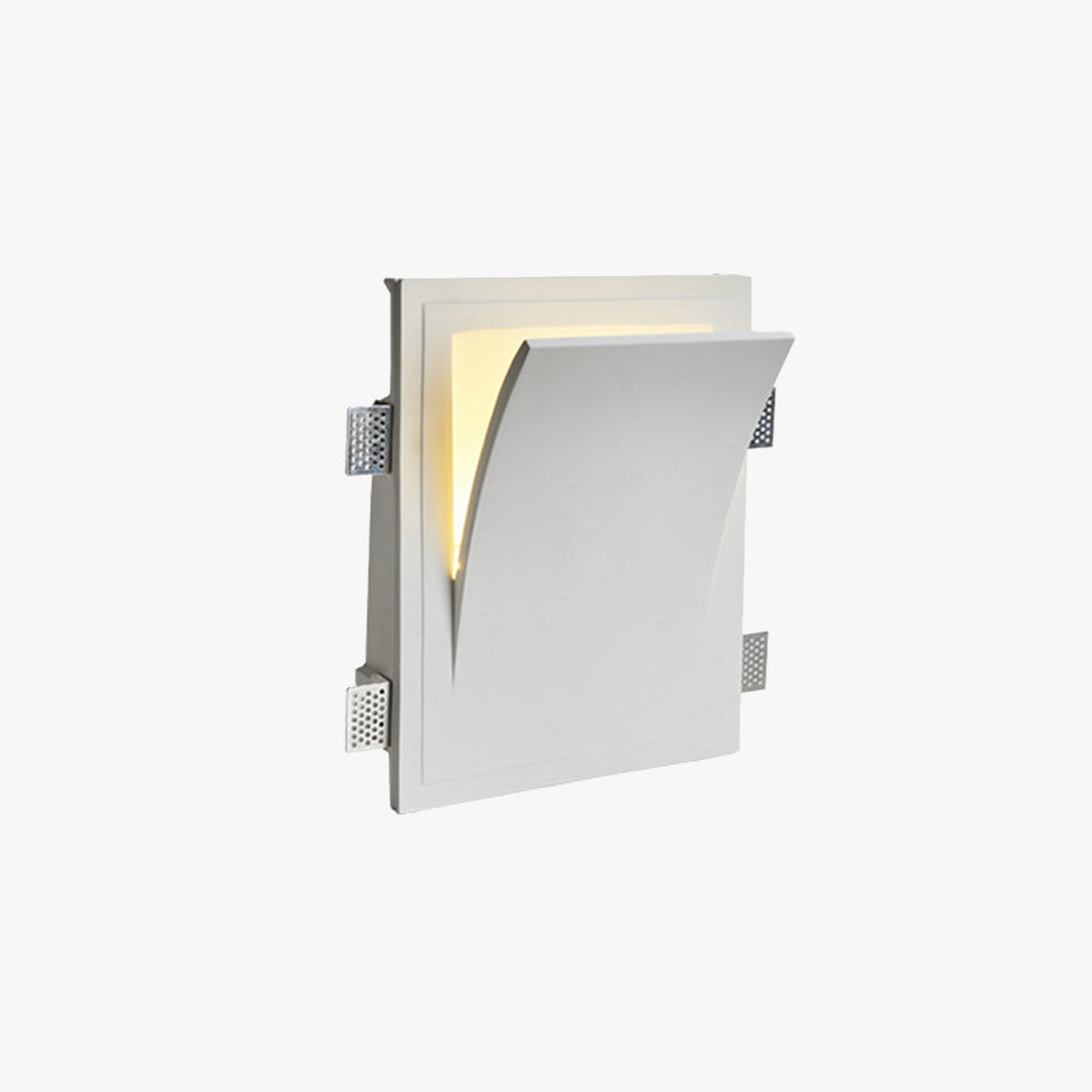 Aria Modern Recessed Plaster LED Wall Lamp