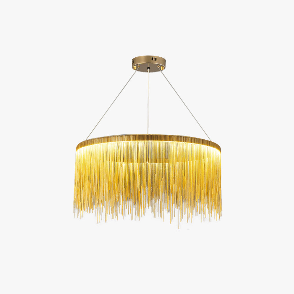 Arisha Tassel Chain Art Deco Pendant Light Living Room Hall