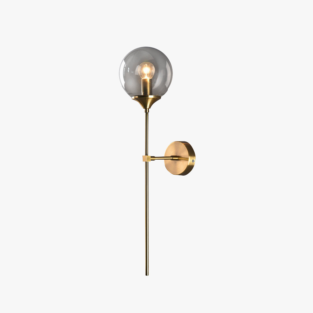 Valentina Modern Globe Glass Wall Lamp