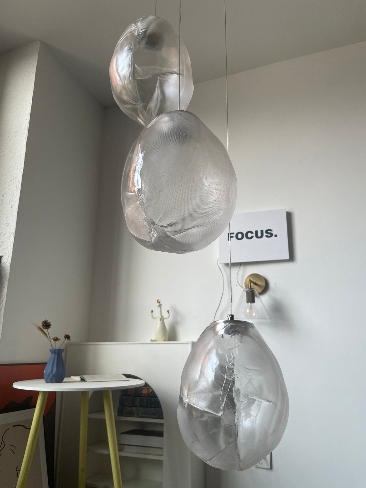 Celenelle Liquid Glass Stone Pendant Light