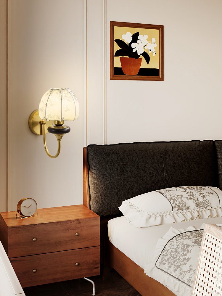 Zorvyn Floral Wall Sconce