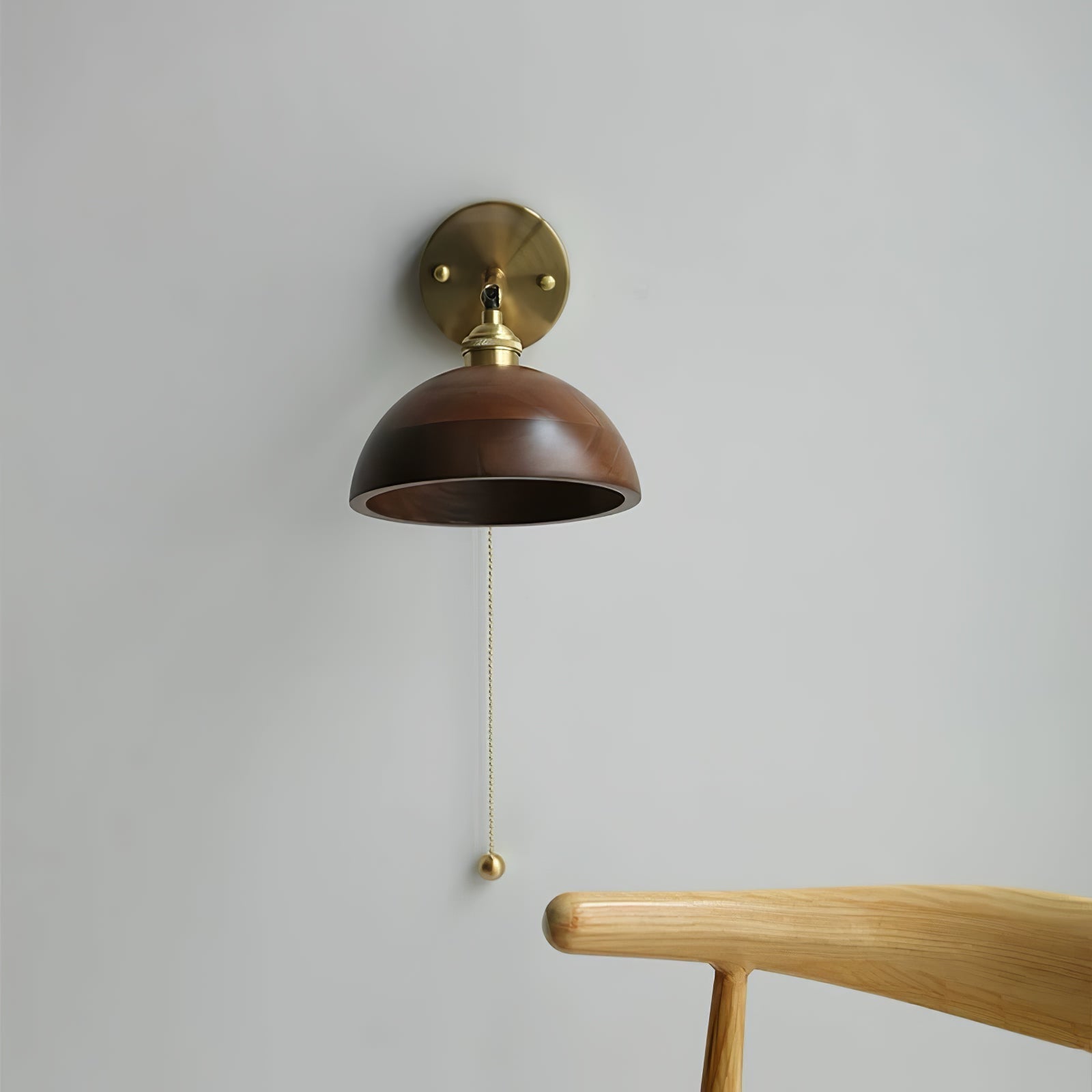 Rasen Vintage Wood Wall Lamp