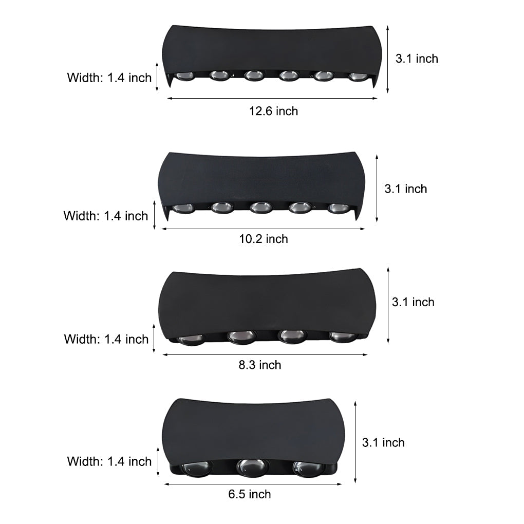 Trita Classic LED Outdoor Aluminum Wall Lights