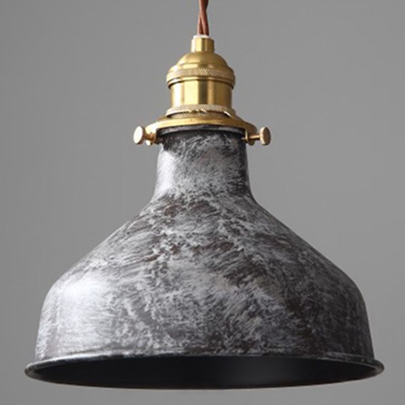 Silva Aged Rusty Vintage Rustic Finish Pendant Light, 3 Style