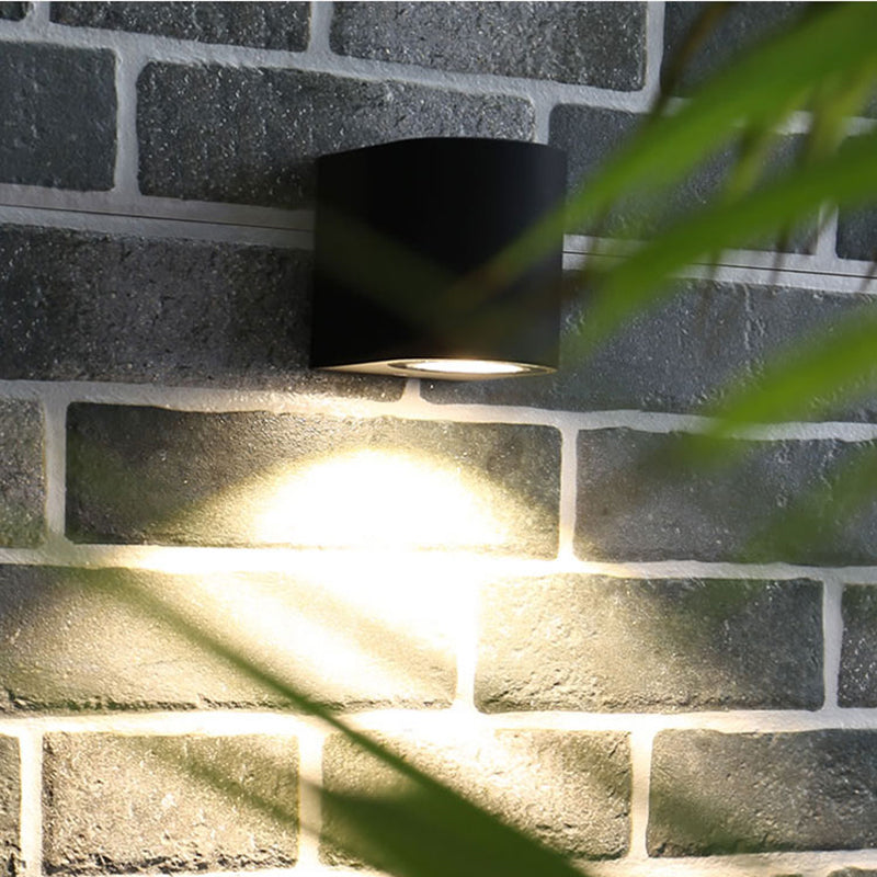 Ray Minimalist Square Outdoor Wall Lamp