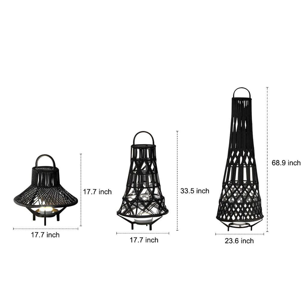 Misty Classic Unique Steel Outdoor Tribal Floor Lamp