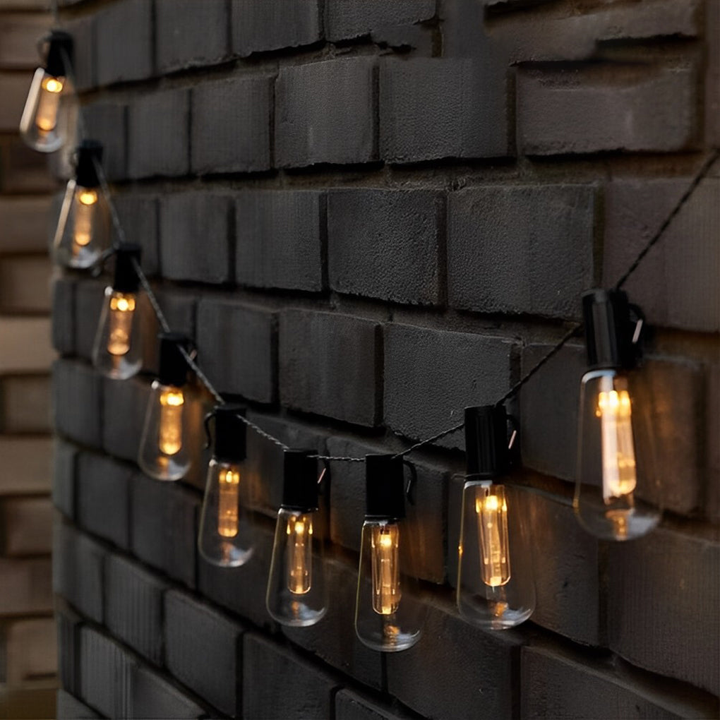 Brenda Retro Bulb USB LED Solar String Outdoor Lights