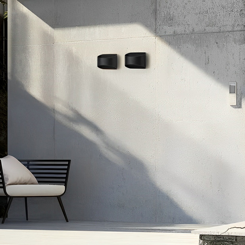 Audey Unique LED Modern Aluminum Outdoor Wall Lights