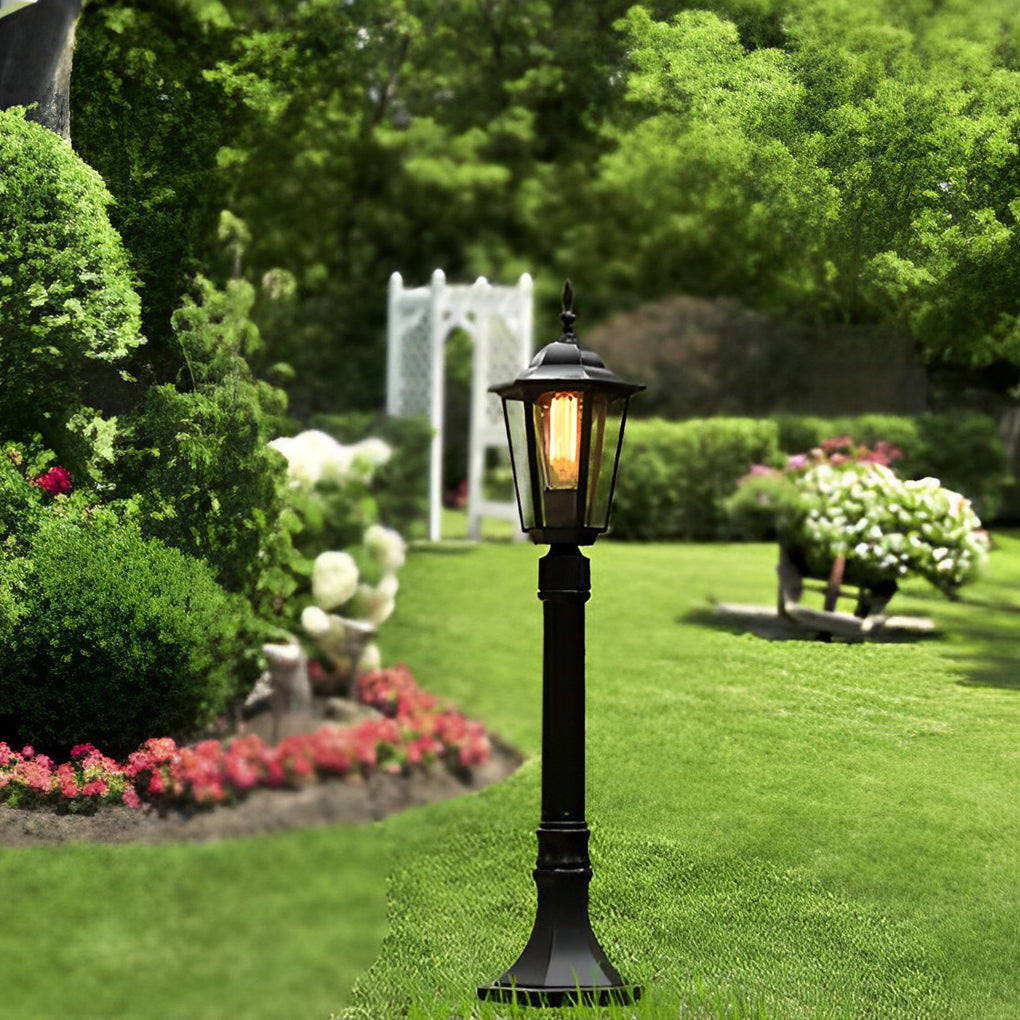 Gemsne Elegant Traditional Aluminum Outdoor Post Path Light