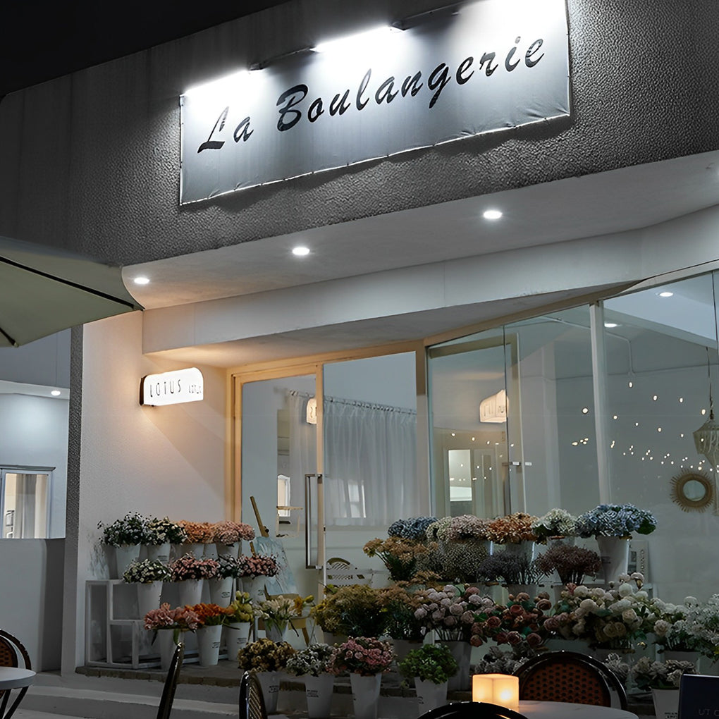Jennifer Rectangular LED Modern Aluminum Outdoor Wall Lamp