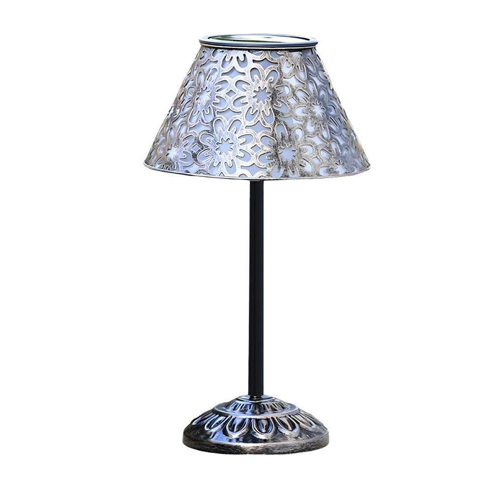 Winon Hollow LED Moroccan Iron Outdoor Floor Lamps