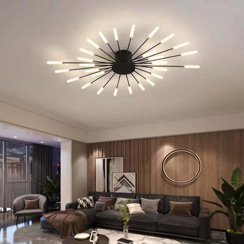 Arisha Fireworks Flush-Mount Ceiling Light Living Room