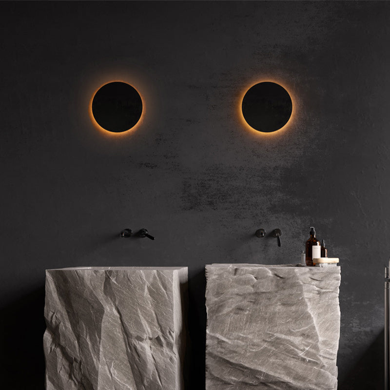 Ray Minimalist Round Square Outdoor Wall Lamp LED