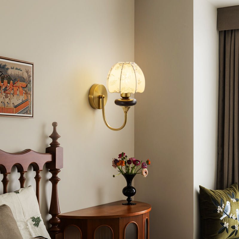 Zorvyn Floral Wall Sconce