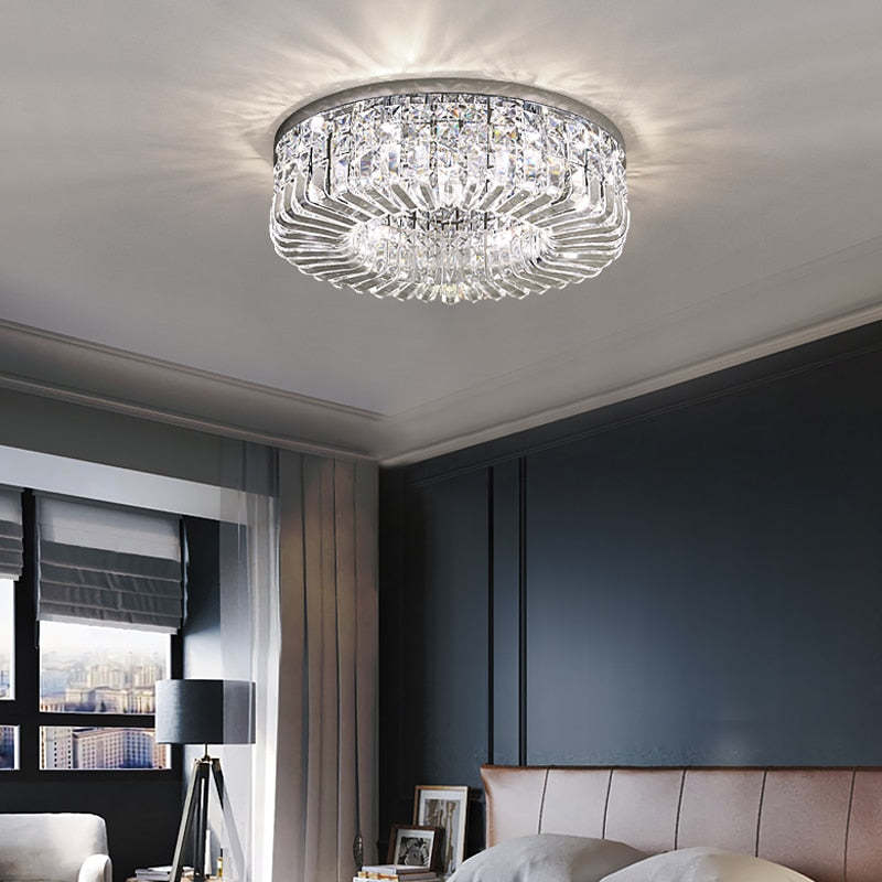 Kristy Luxury Flush Mount /Crystal Ceiling Light