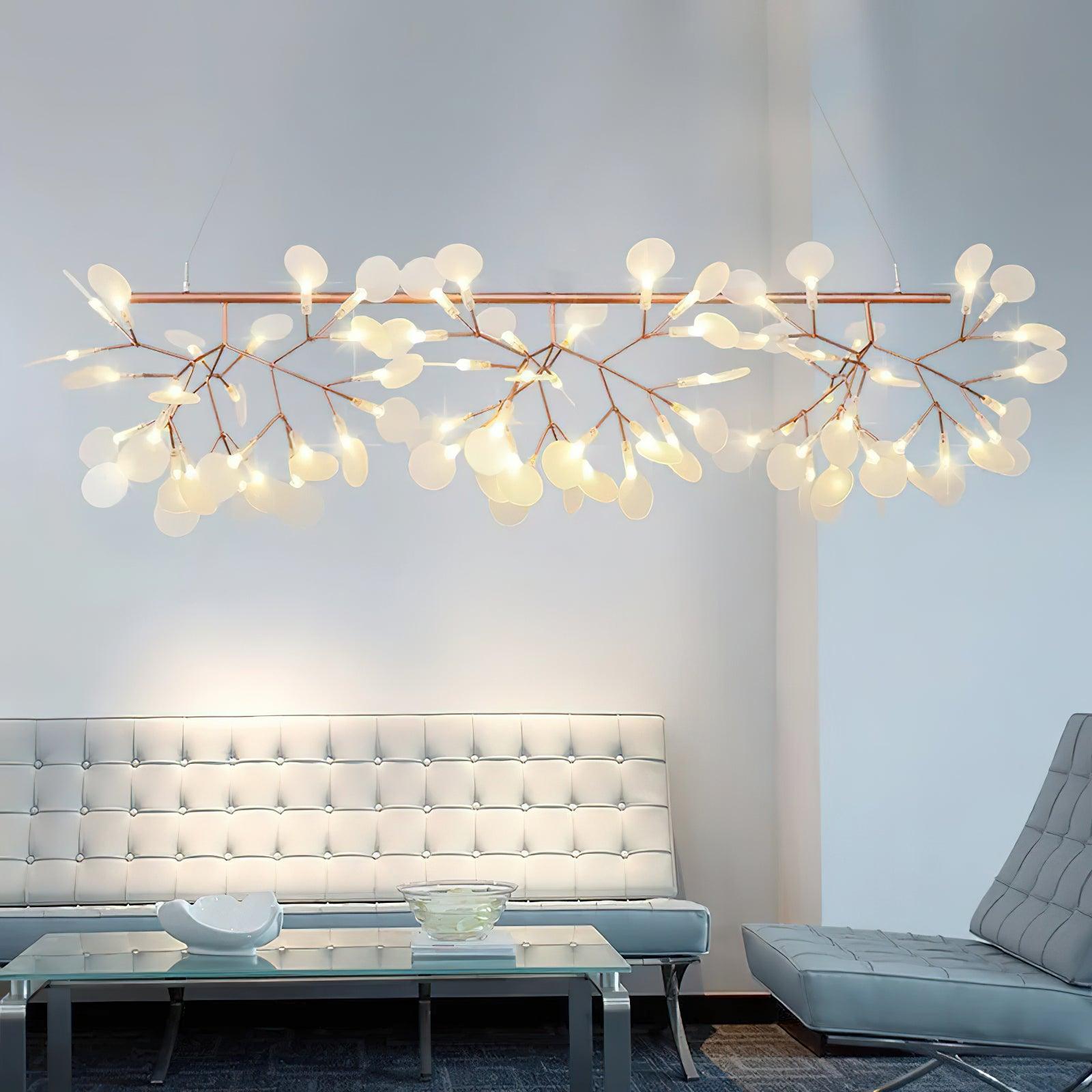 Brenwen Chandelier LED Branch Long Linear Artistic