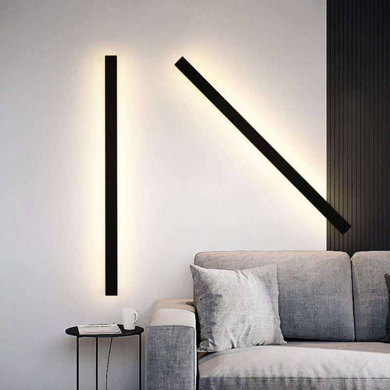 Arisha Ripple Minimalist Linear LED Outdoor Wall Lamp Garden Corridor Balcony