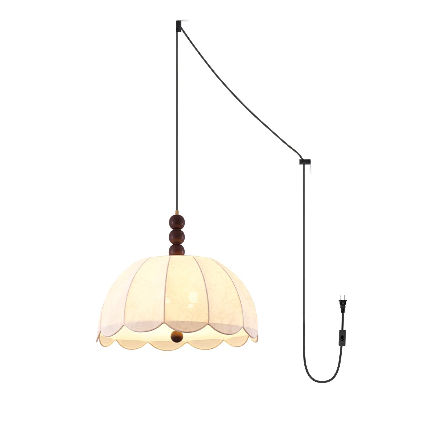 Nyd Fabric Swag Pendant Light