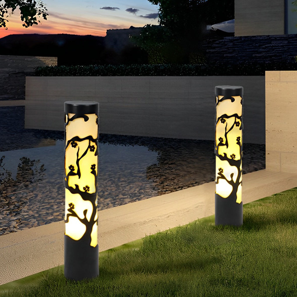 Glady Retro Wintersweet Metal Pathway Lights