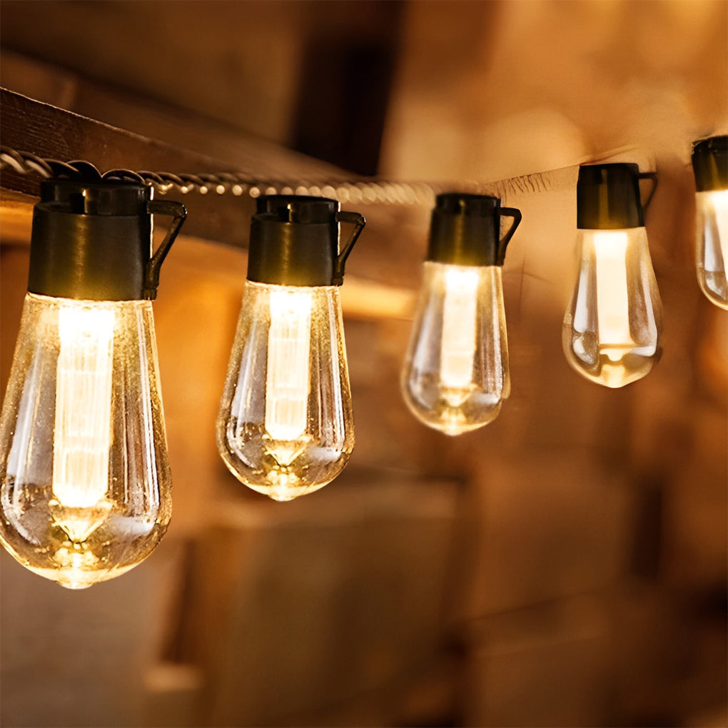 Brenda Retro Bulb USB LED Solar String Outdoor Lights