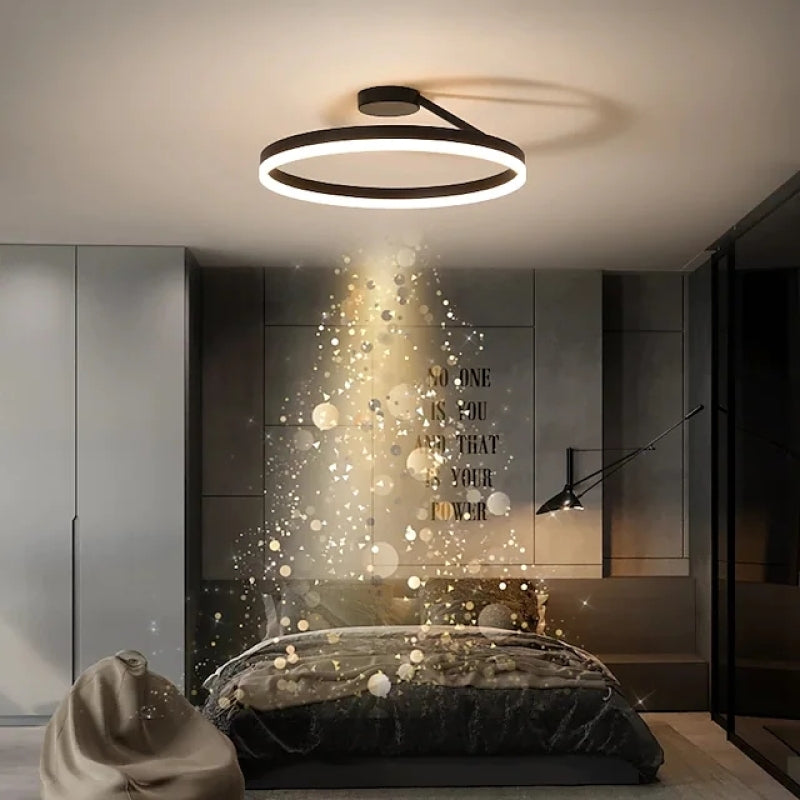 Arisha Modern Circle Flush Mount Ceiling Light Bedroom