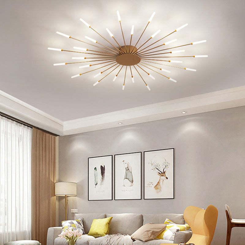 Arisha Fireworks Flush-Mount Ceiling Light Living Room