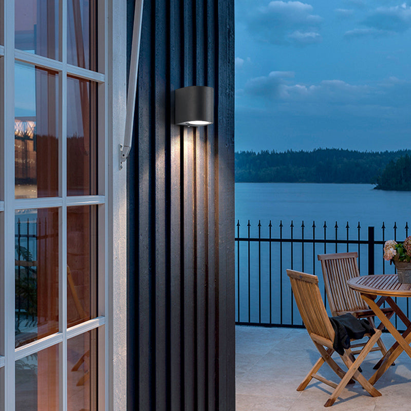 Ray Minimalist Square Outdoor Wall Lamp