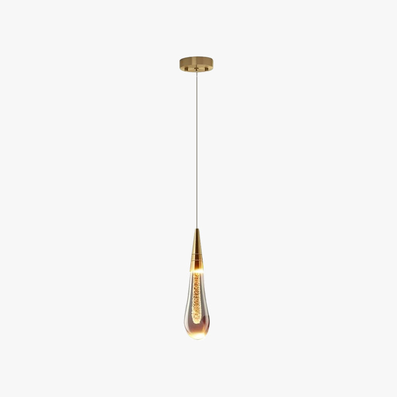 Kristy Modern Designer Teardrop Crystal Pendant Light