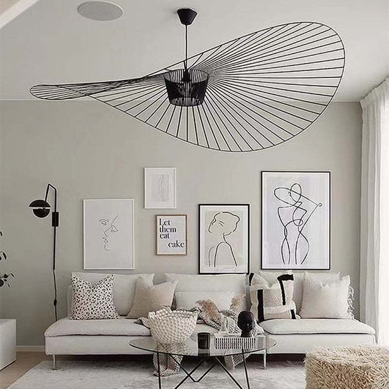 Ritta Modern Flower Fabric Pendant Light