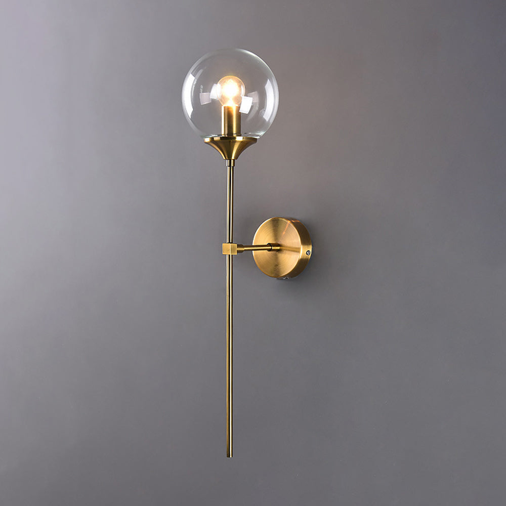 Valentina Modern Globe Glass Wall Lamp