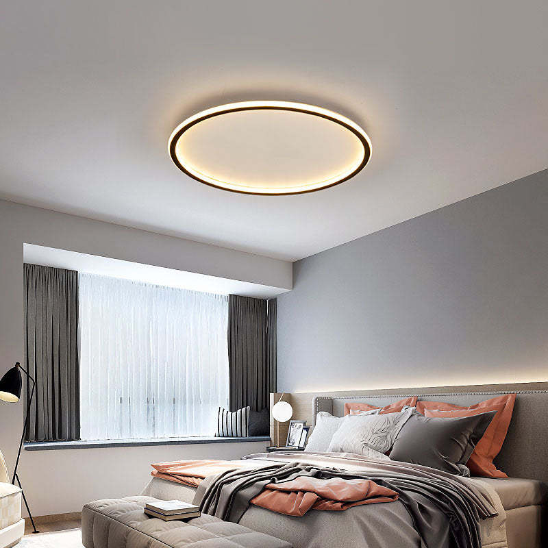 Arisha Flush Mount Ceiling Light Modern LED Round Hollow