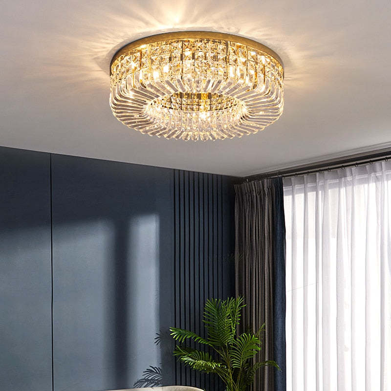 Kristy Luxury Flush Mount /Crystal Ceiling Light