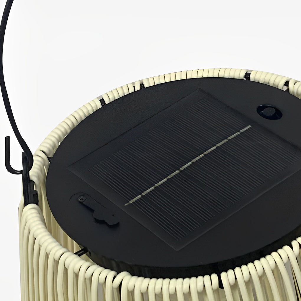 Geieve Rustic Rattan Outdoor Lantern