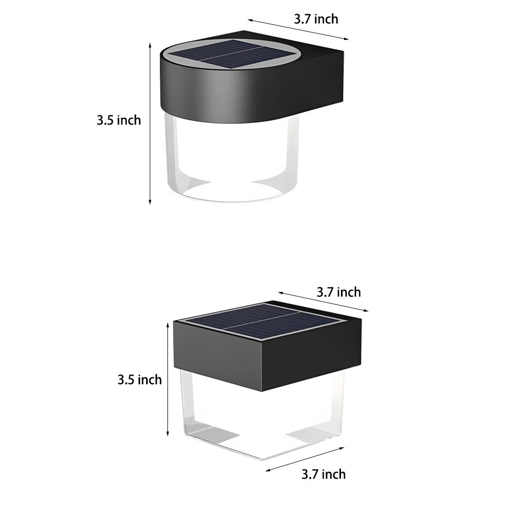Philipa Square LED Minimalist Iron Outdoor Wall Lights