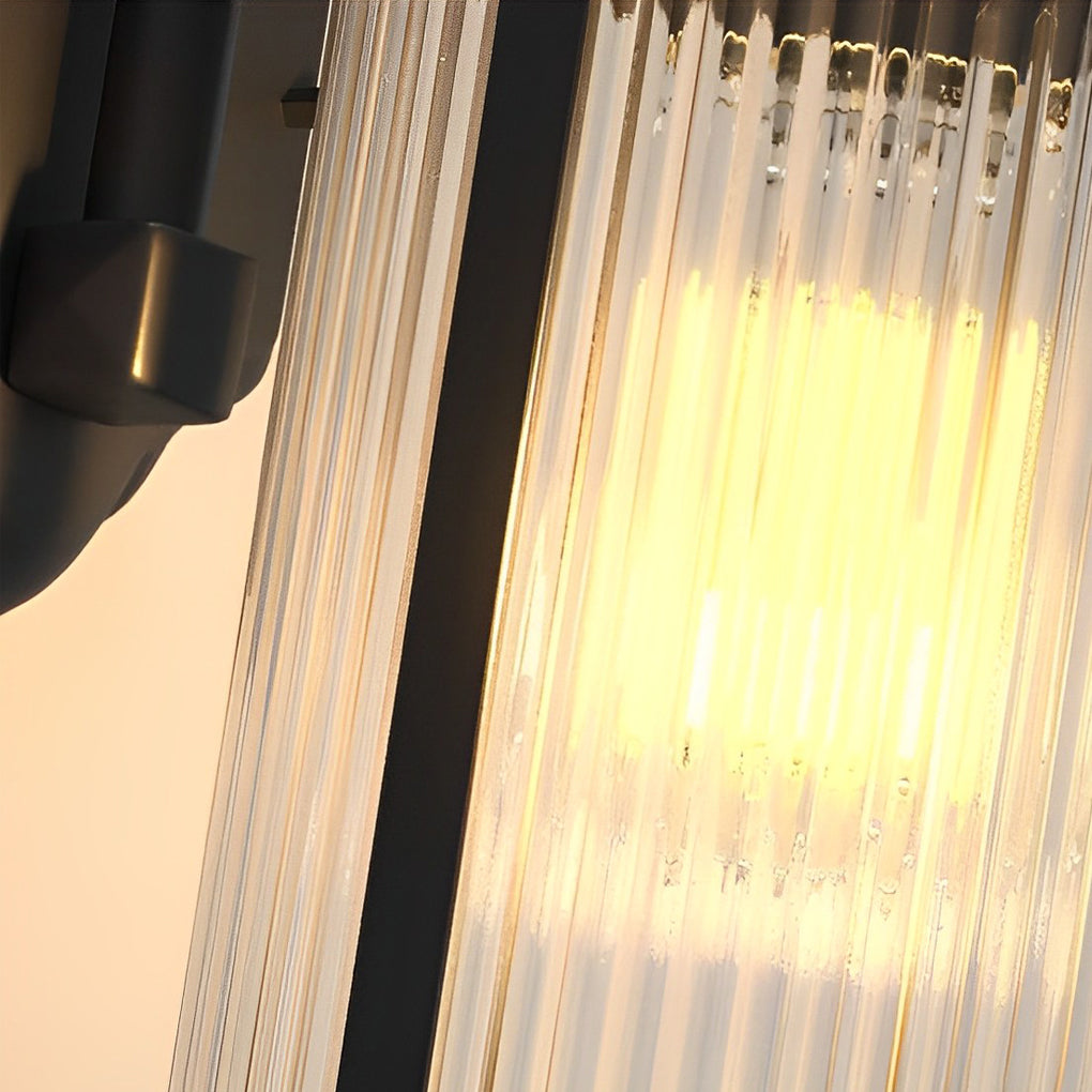 Joseph Striped Retro Aluminum Outdoor Wall Lights
