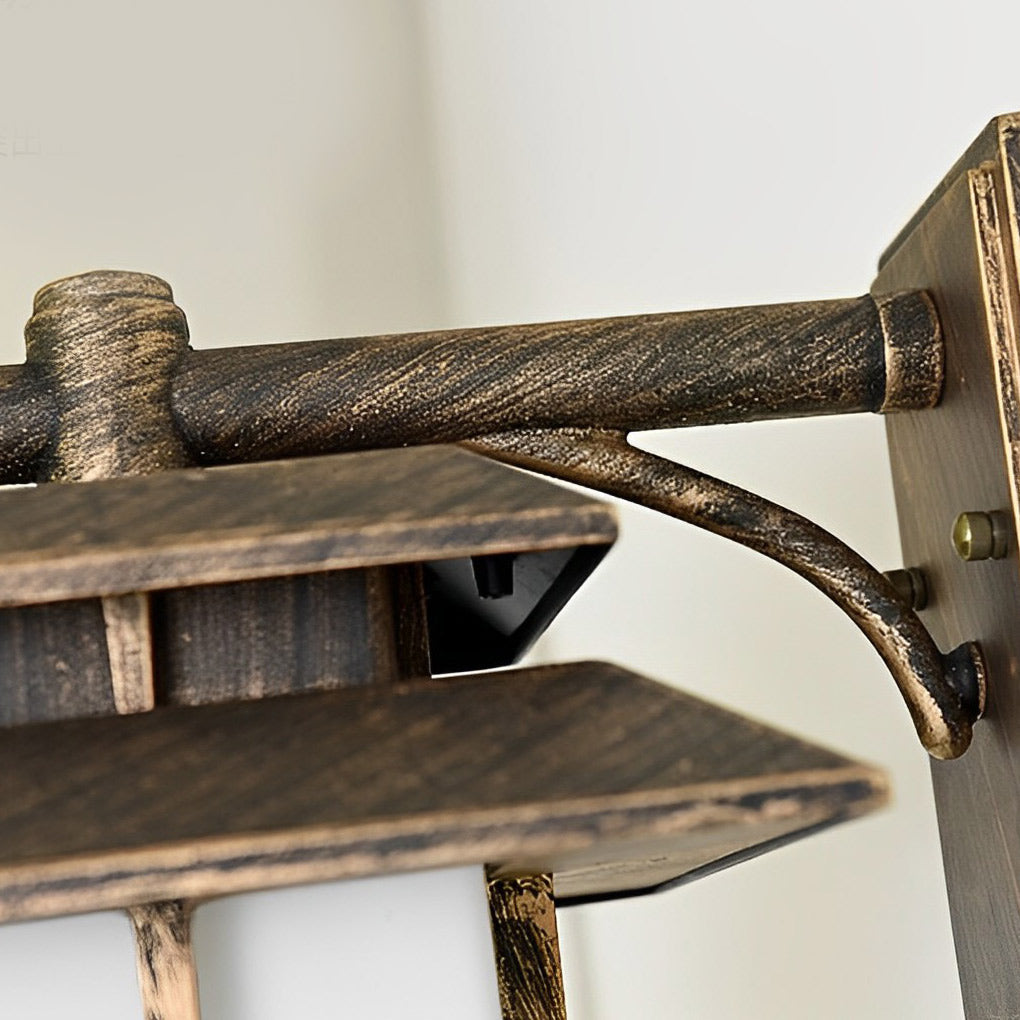 Great Vintage European Aluminum Outdoor Wall Sconces