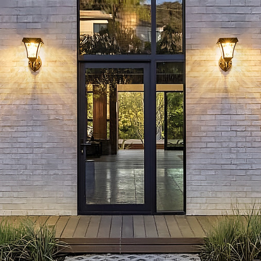 Kit LED Classic Modern Aluminum Outdoor Wall Sconce Light