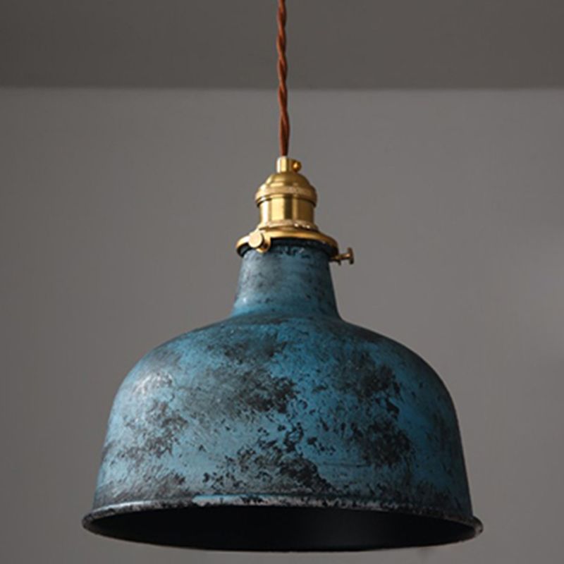 Silva Aged Rusty Vintage Rustic Finish Pendant Light, 3 Style