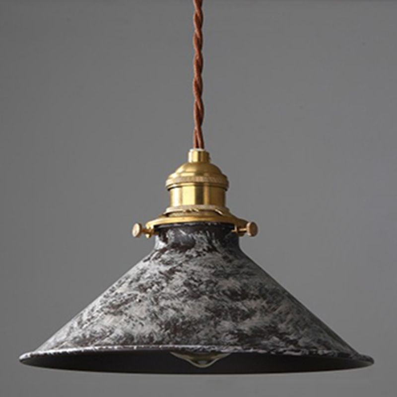 Silva Aged Rusty Vintage Rustic Finish Pendant Light, 3 Style