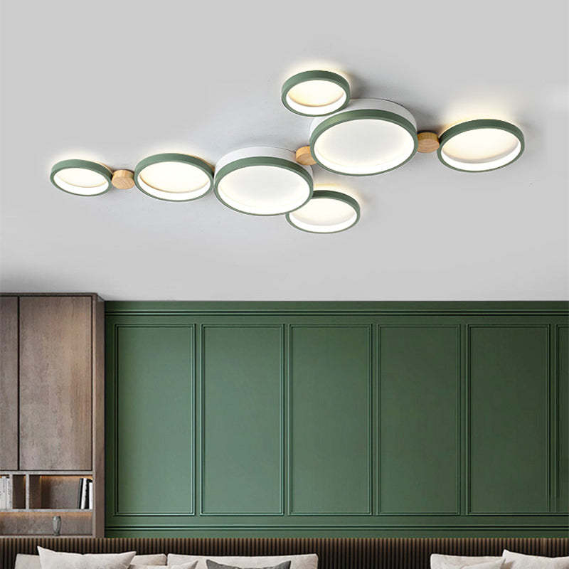Arisha Round Flush Mount Ceiling Light Bedroom