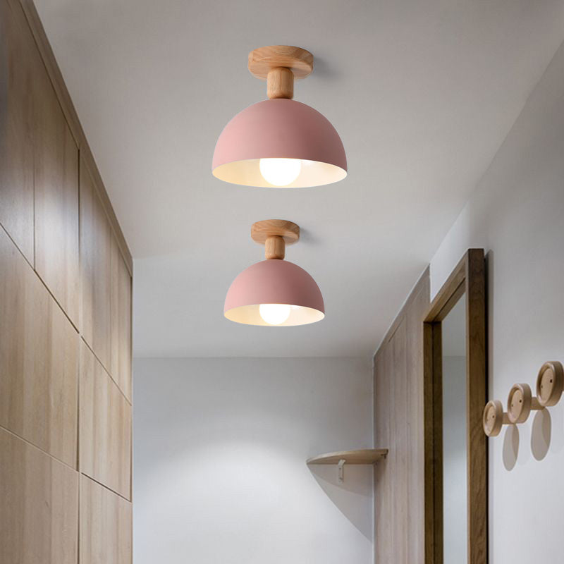 Muto Modern LED Ceiling Light Fixtures Wood/ Living Room