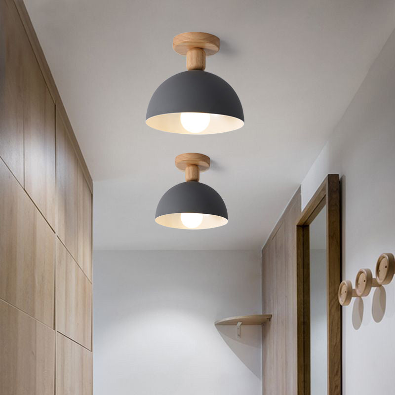 Muto Modern LED Ceiling Light Fixtures Wood/ Living Room