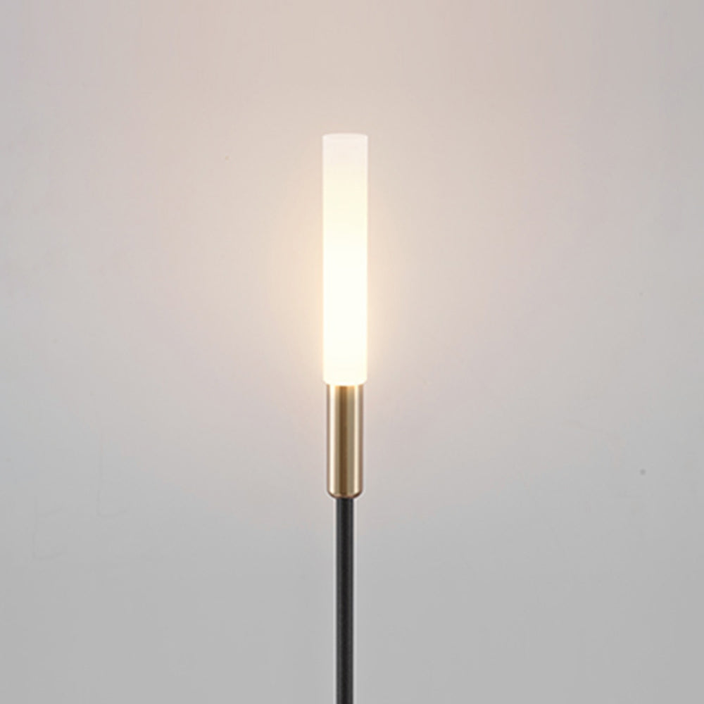 Ray Modern Reed Solar Outdoor Post Light